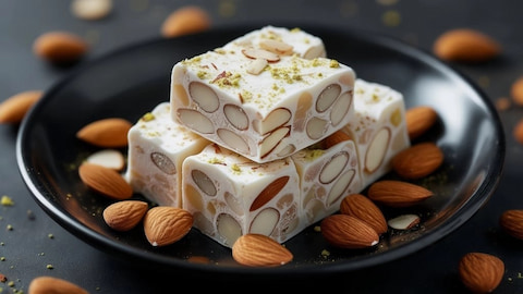 تصویر 2 از قیمت خرید گز مخلوط پسته و بادام عمده به صرفه و ارزان